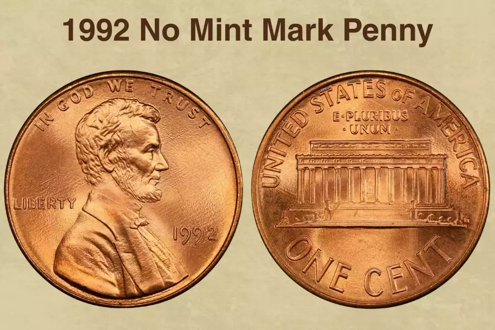 1992 No Mint Mark Penny Value