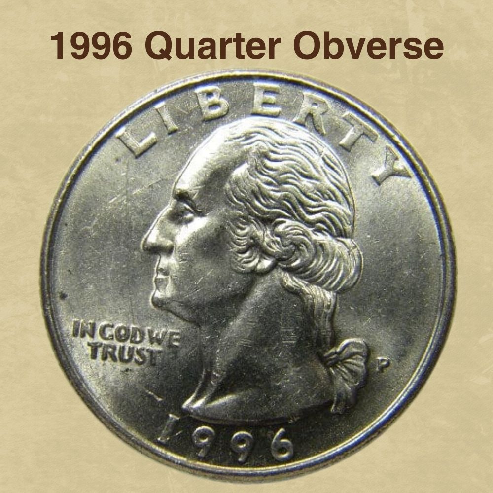 1996 Quarter Obverse