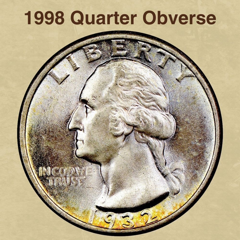 1998 Quarter Obverse