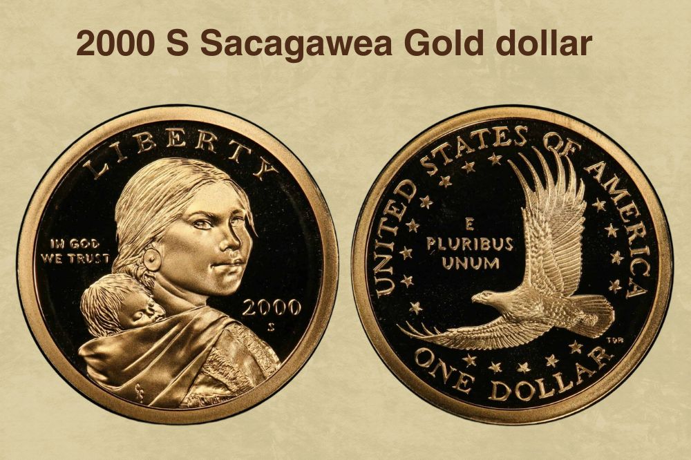2000 S Sacagawea Gold dollar