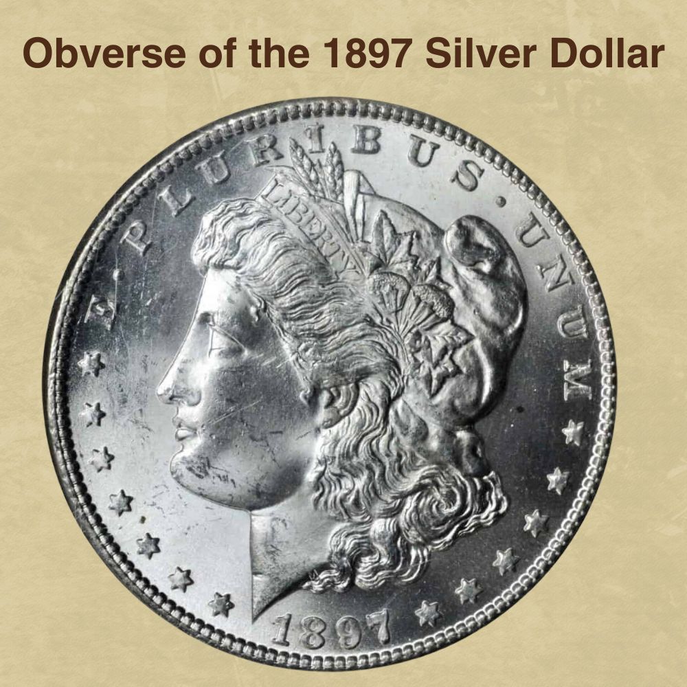 Obverse of the 1897 Silver Dollar