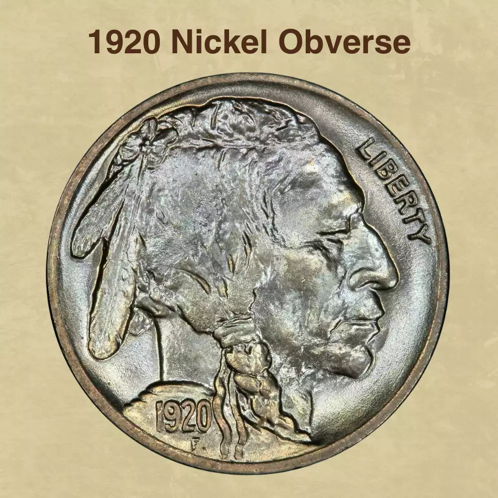 The Obverse Of The 1920 Nickel