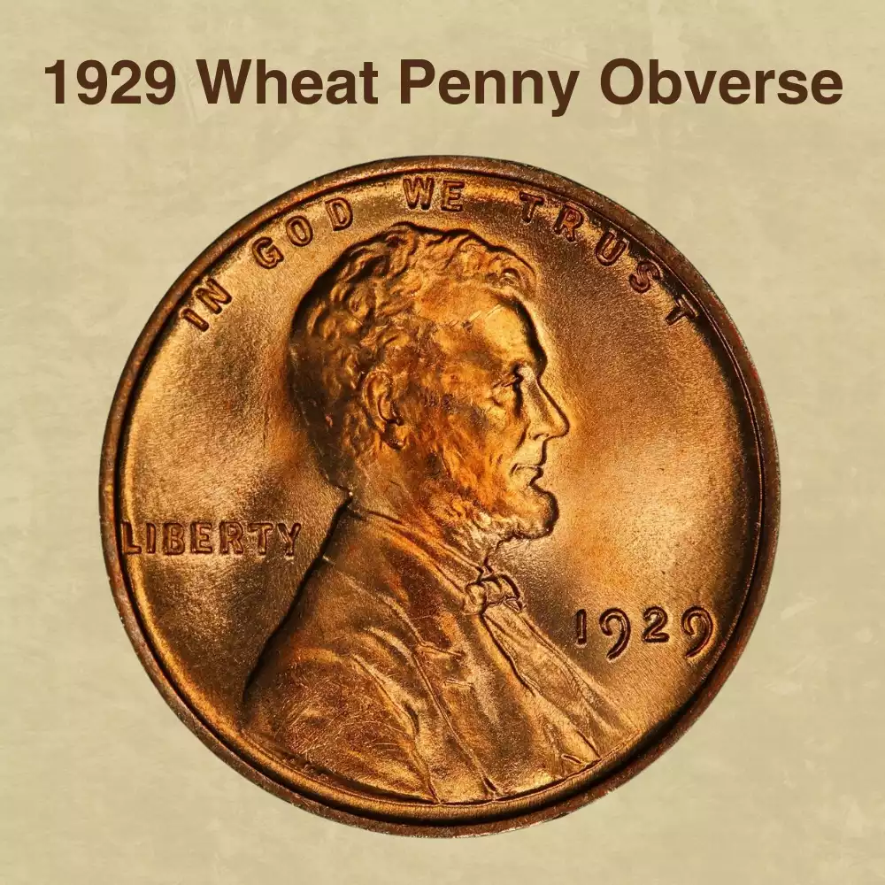The Obverse Of The 1929 Wheat Penny