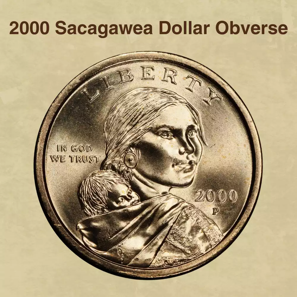 The Obverse Of The 2000 Sacagawea Dollar