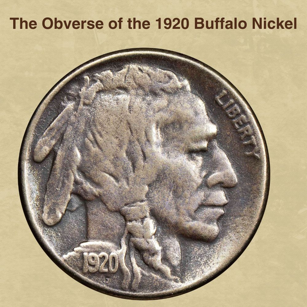 The Obverse of the 1920 Buffalo Nickel