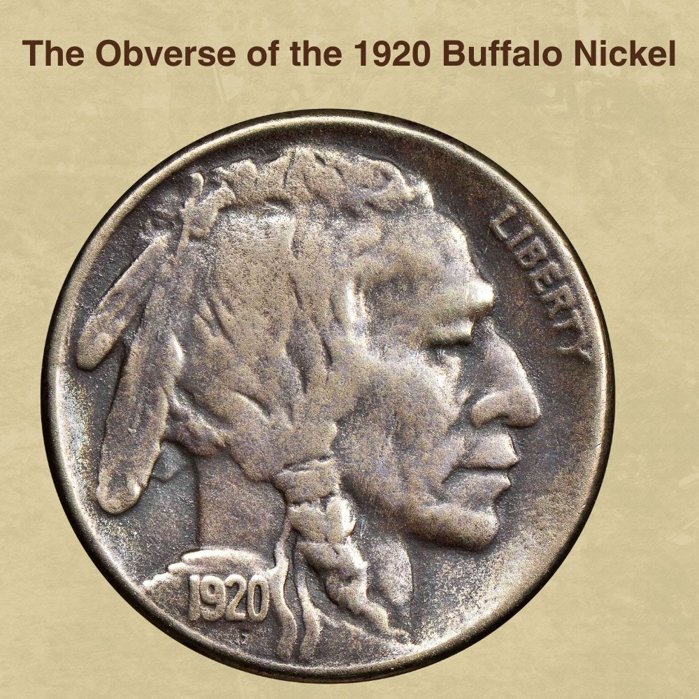 The Obverse of the 1920 Buffalo Nickel