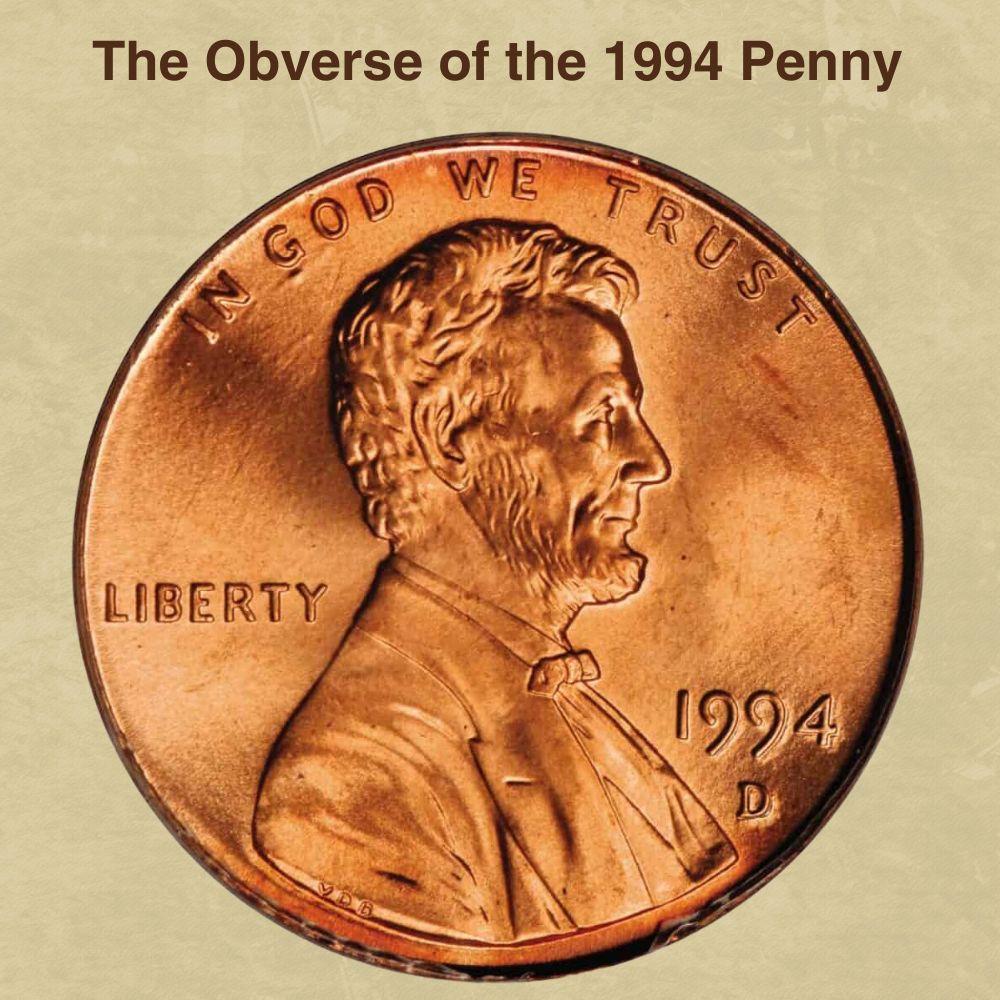 The Obverse of the 1994 Penny