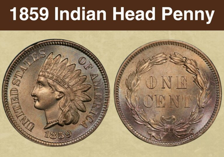 1859 Indian Head Penny Coin Value (Errors List & No Mint Mark Worth)