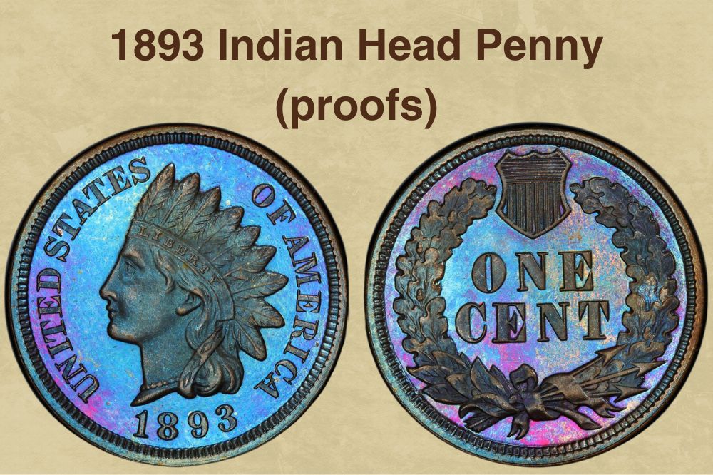 1893 Indian Head Penny Value (proofs)