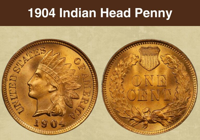 1904 Indian Head Penny Coin Value (Errors List & No Mint Mark Worth)