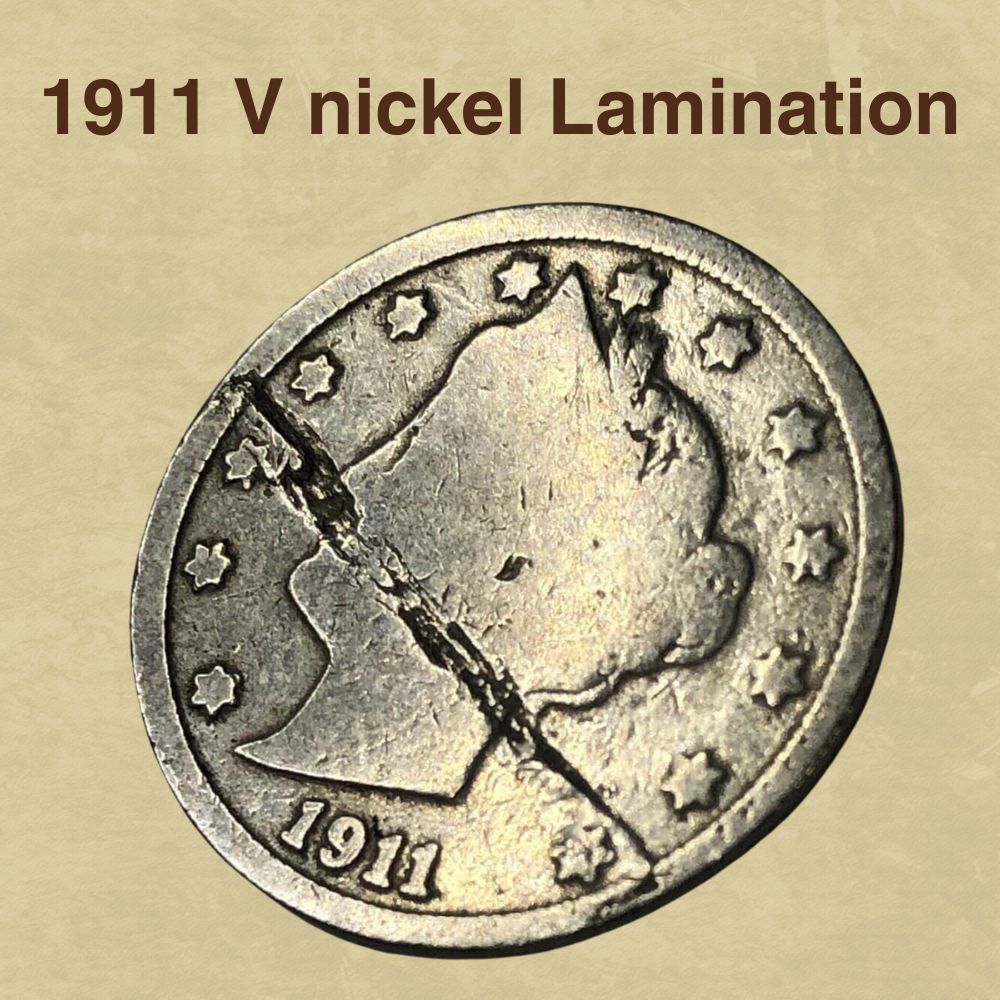 1911 V nickel Lamination
