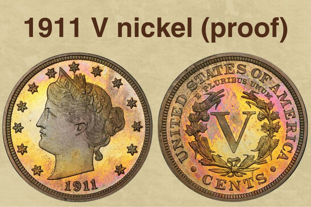 1911 V nickel Value (proof)