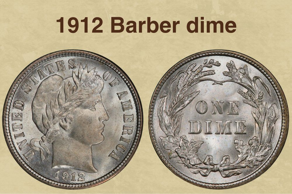 1912 Barber dime Value