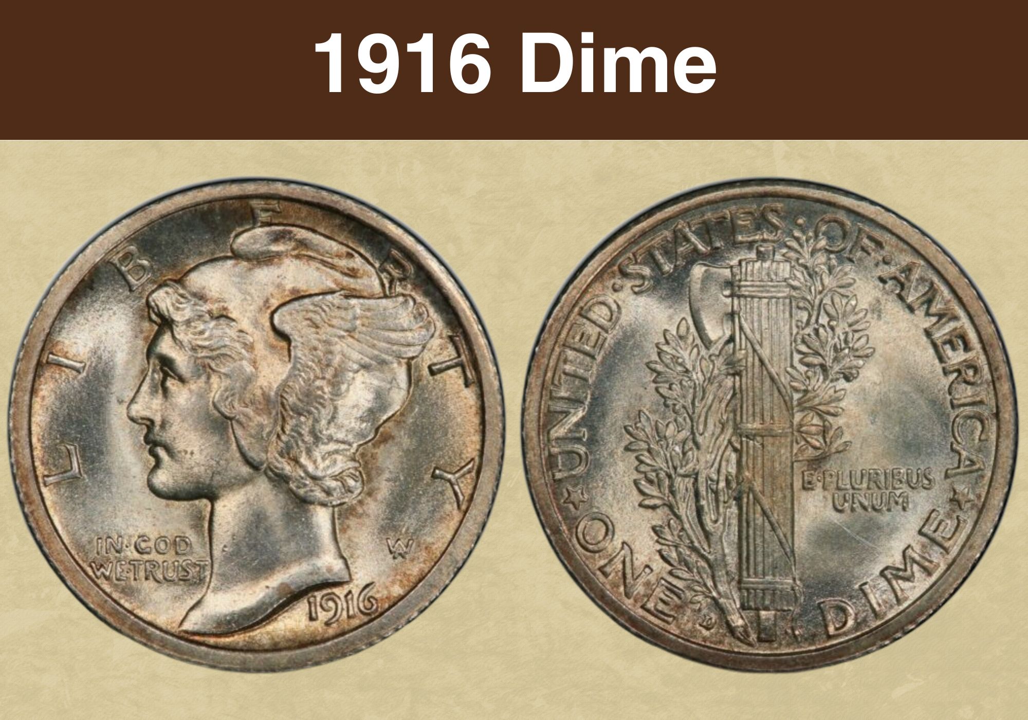 1916 Dime Value