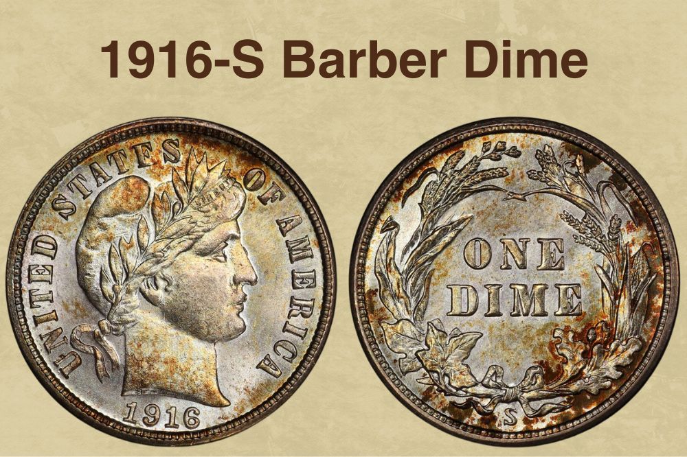 1916-S Barber Dime Value
