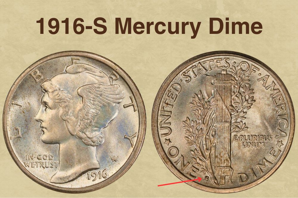 1916-S Mercury Dime Value