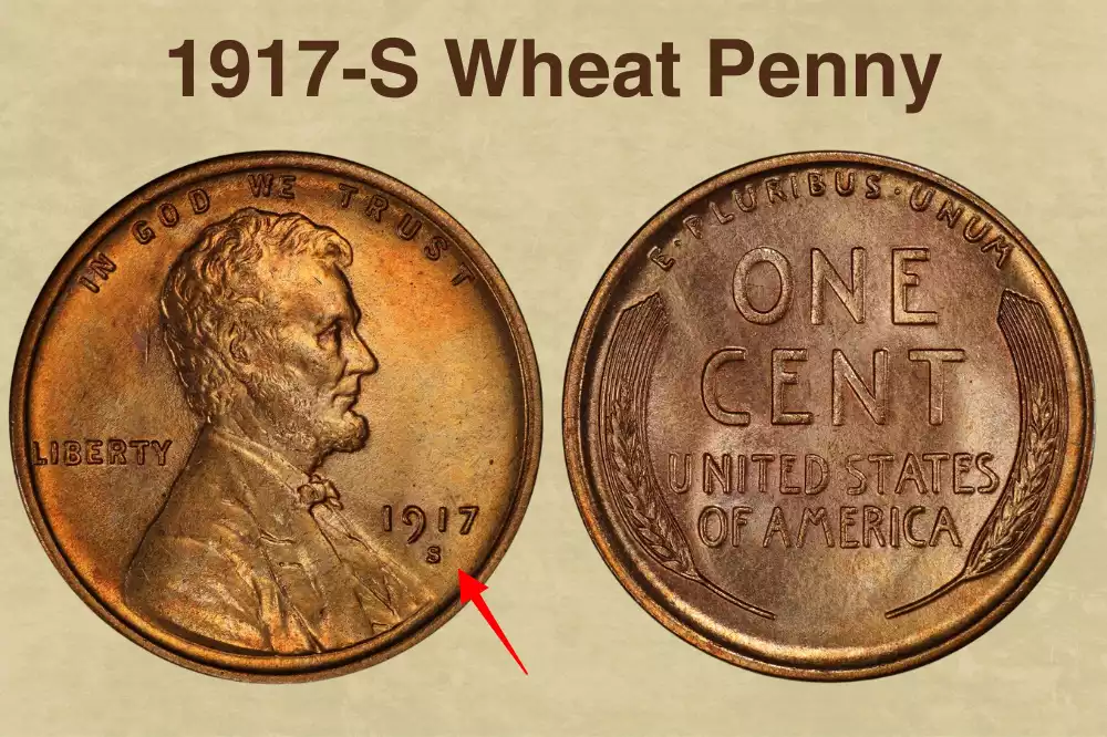 1917-S Wheat Penny Value