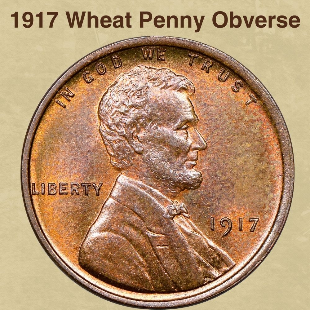 1917 Wheat Penny Obverse