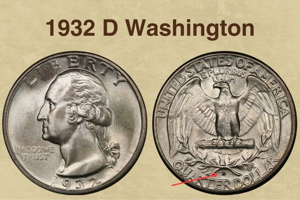1932 D Washington quarter