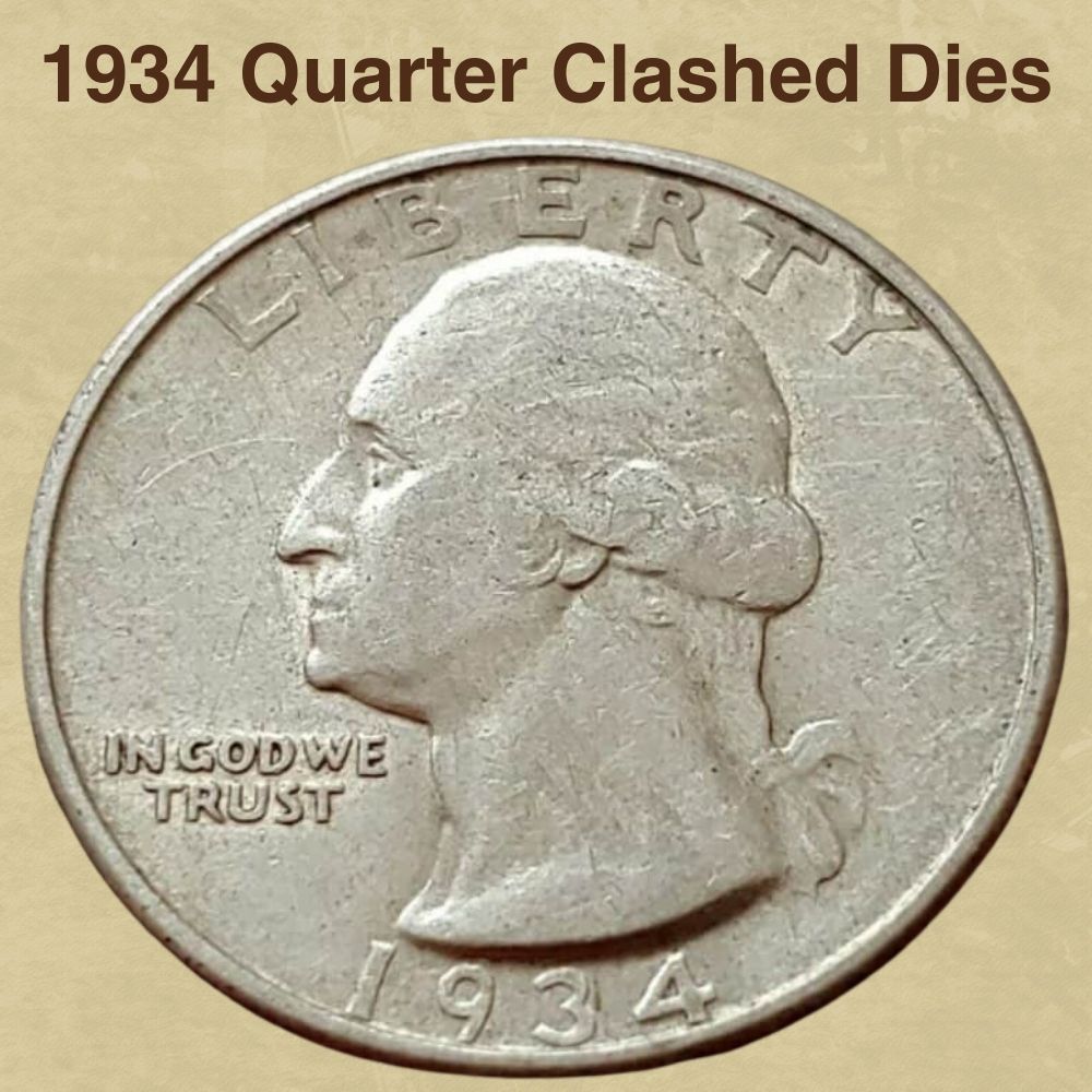 1934 Quarter Clashed Dies