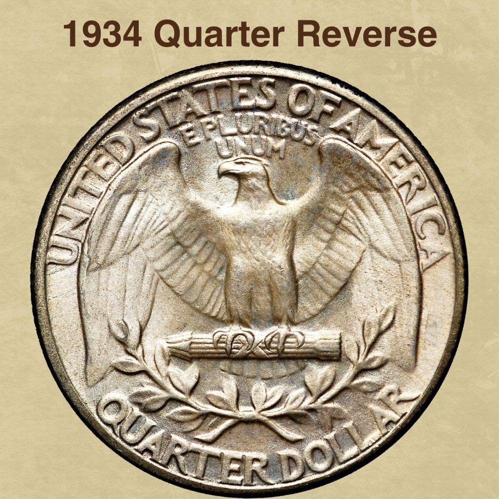 1934 Quarter Reverse