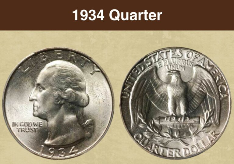 1934 Quarter Value (Price Chart, Error List, History & Varieties)