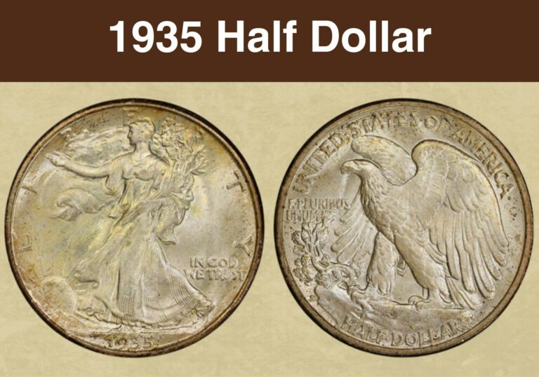 1935 Half Dollar Value  (Price Chart, Error List, History & Varieties)