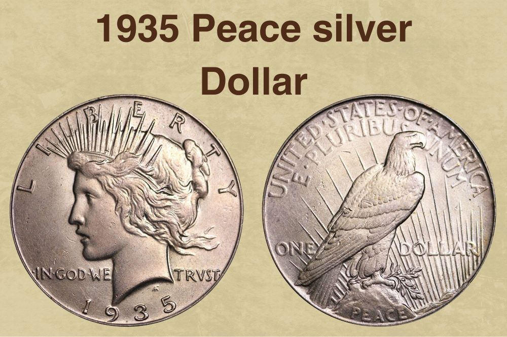 1935 Peace silver dollar Value