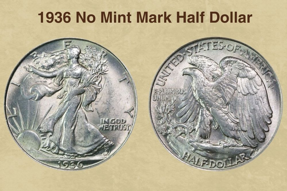 1936 No mint Mark Half Dollar