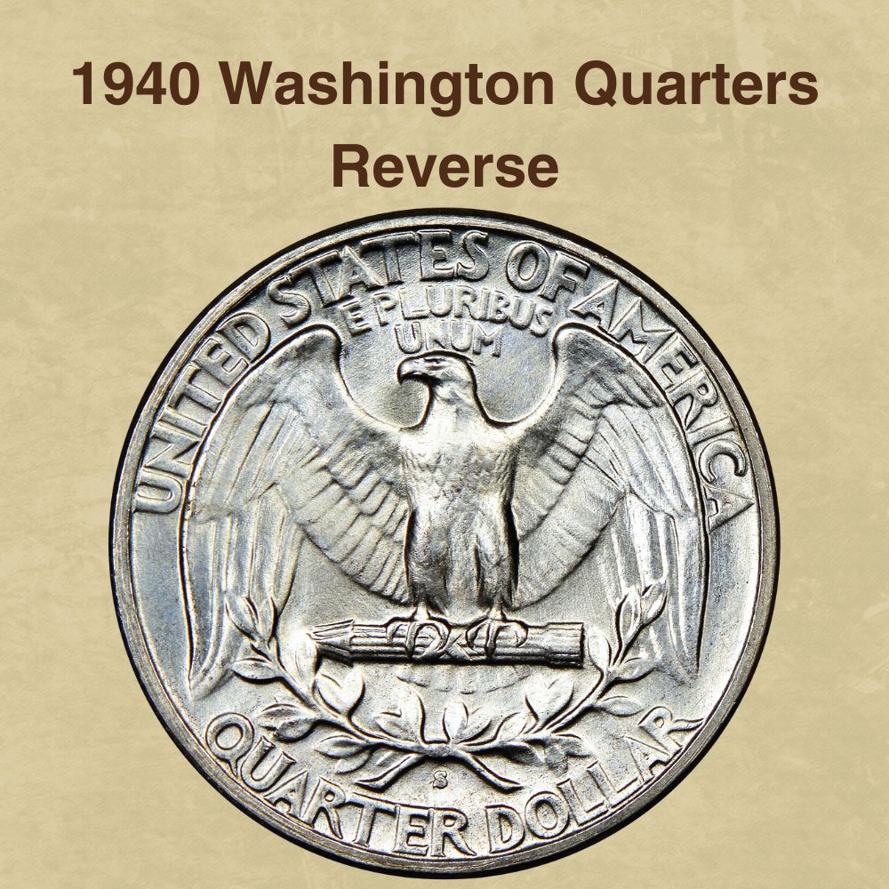 1940 Washington Quarters Reverse