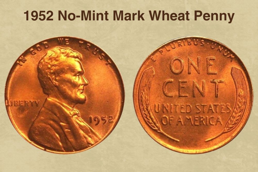 1952 No-Mint Mark Wheat Penny