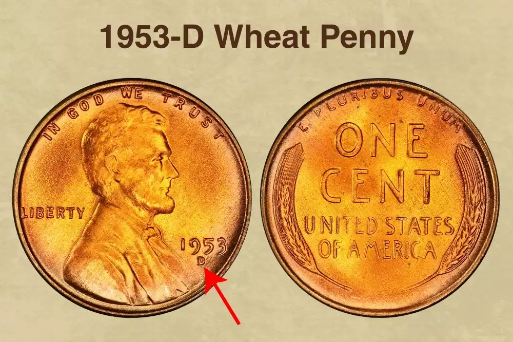 1953-D Wheat Penny Value
