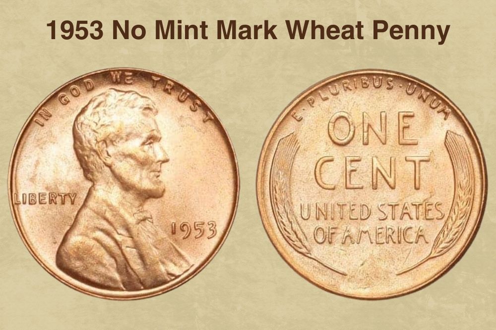 1953 No Mint Mark Wheat Penny