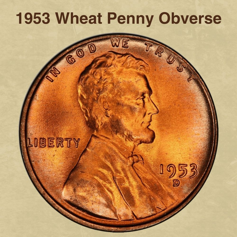1953 Wheat Penny Obverse