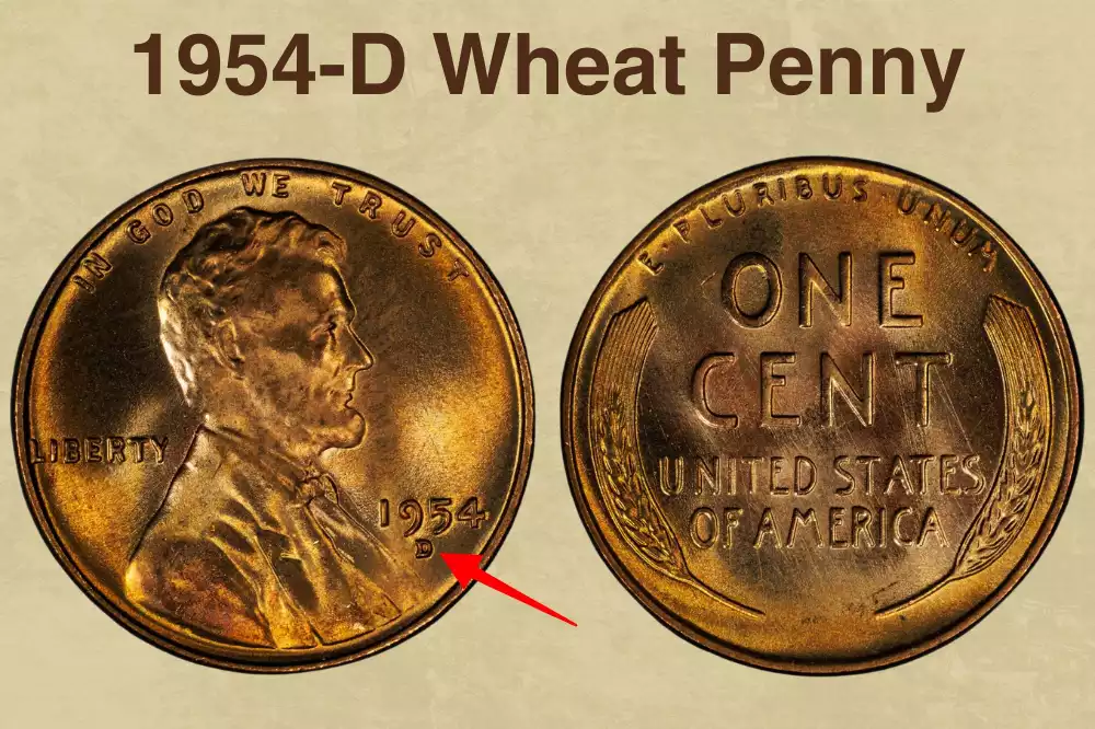 1954-D Wheat Penny Value