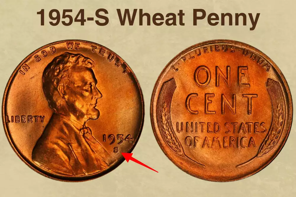 1954-S Wheat Penny Value