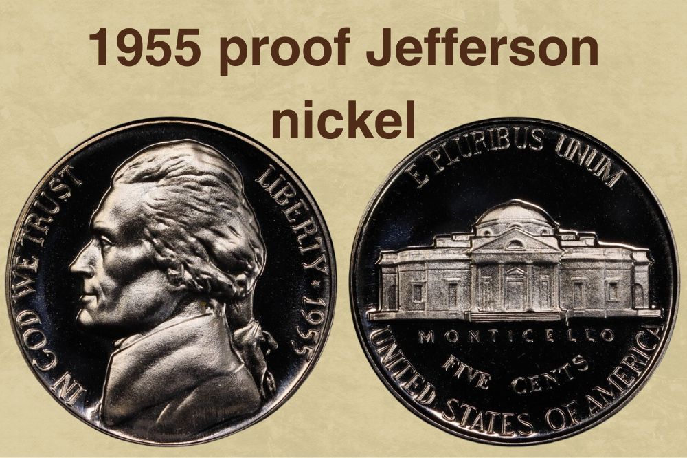 1955 proof Jefferson nickel Value