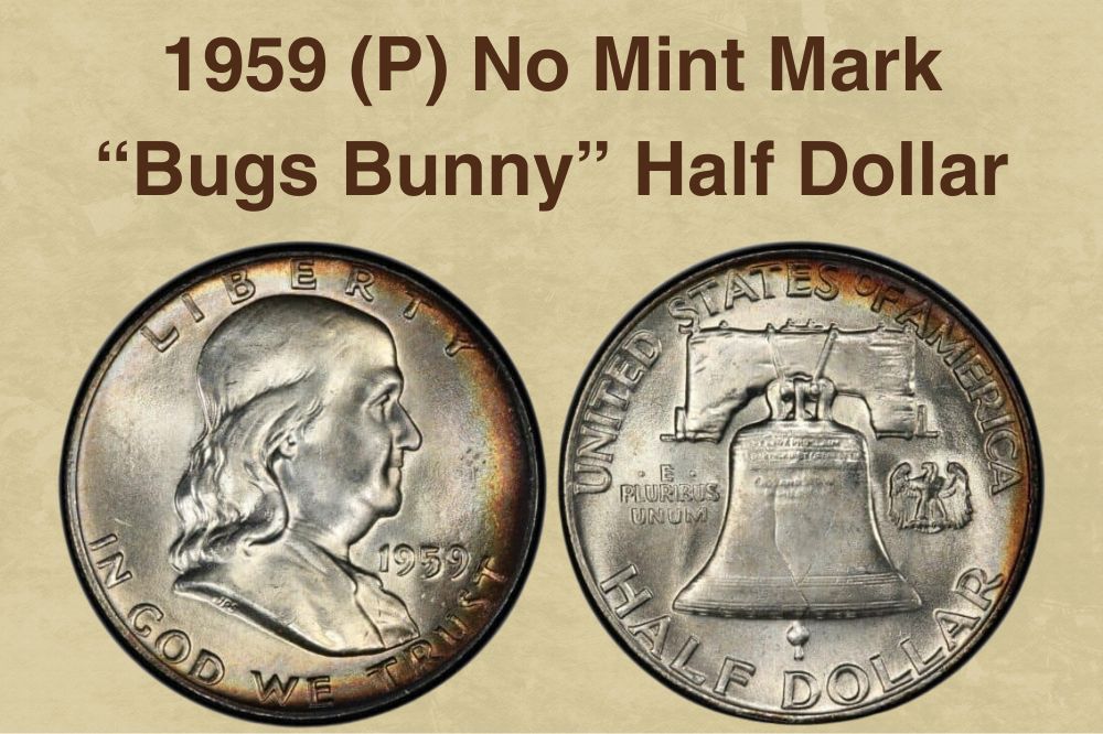 1959 (P) No Mint Mark “Bugs Bunny” Half Dollar