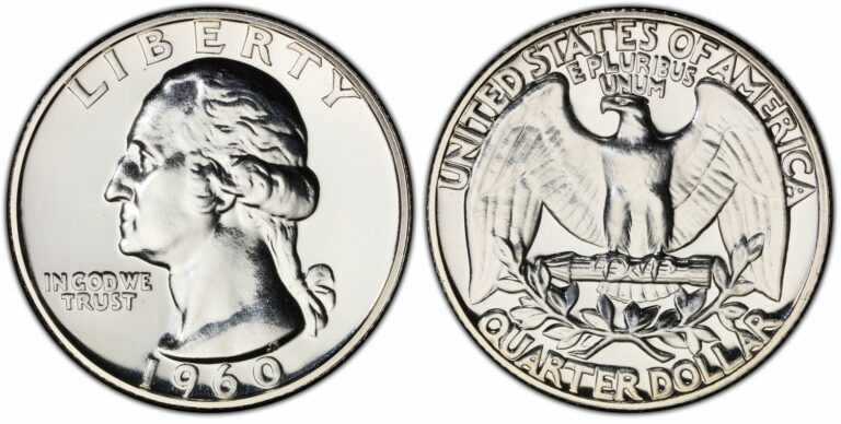 Mavin  1965 Washington Quarter No Mint Mark Eagle back coin