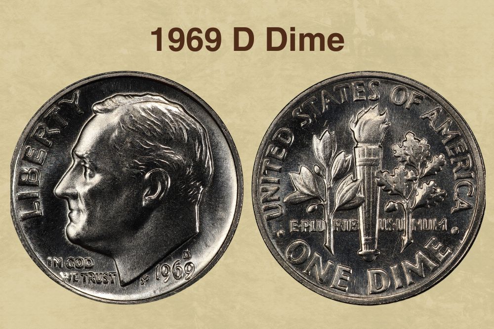 1969 D Dime