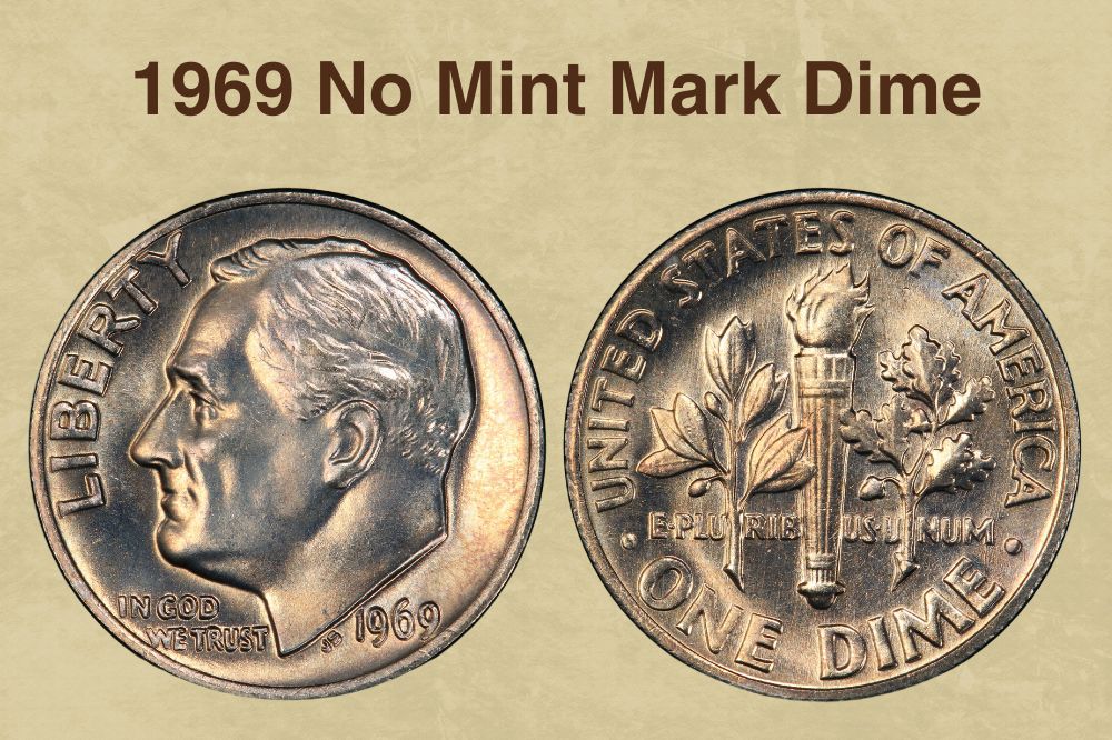 1969 No Mint Mark Dime
