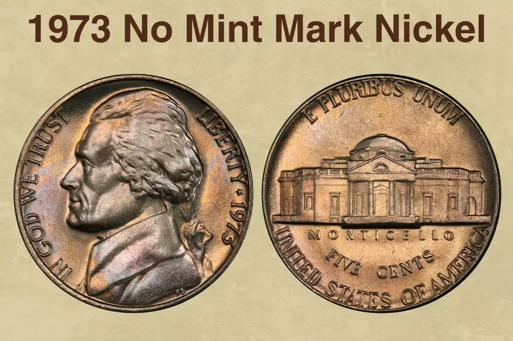 1973 No Mint Mark Nickel