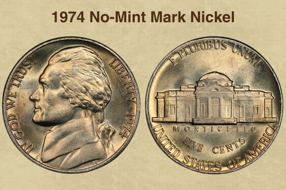 1974 No-Mint Mark Nickel