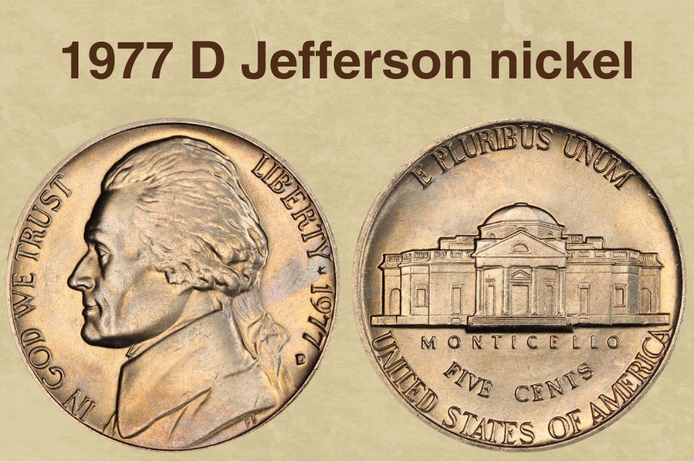 1977 D Jefferson nickel Value