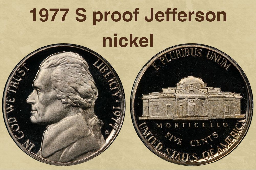 1977 S proof Jefferson nickel Value