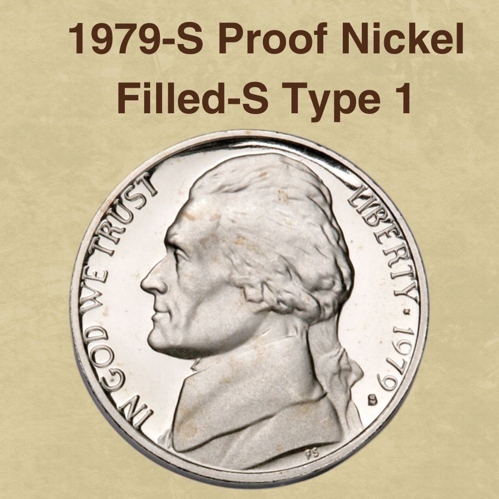 1979-S Proof Nickel Filled-S Type 1