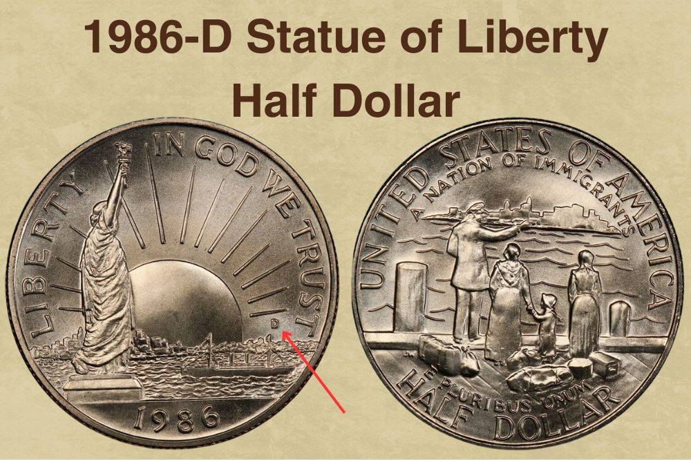 1986-D Statue of Liberty Half Dollar Value