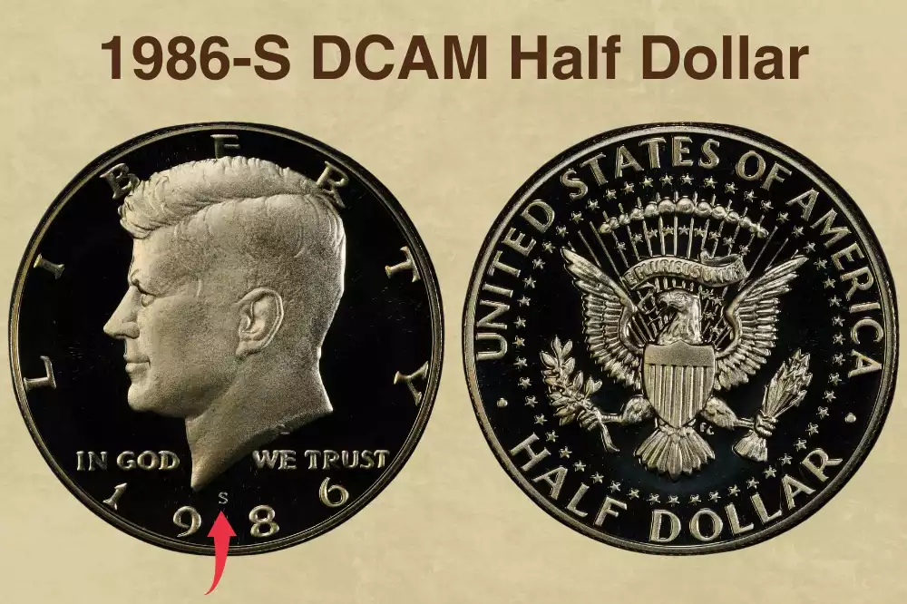 1986-S DCAM Half Dollar Value