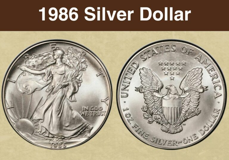 1986 Silver Dollar Value (Price Chart, Error List, History & Varieties)