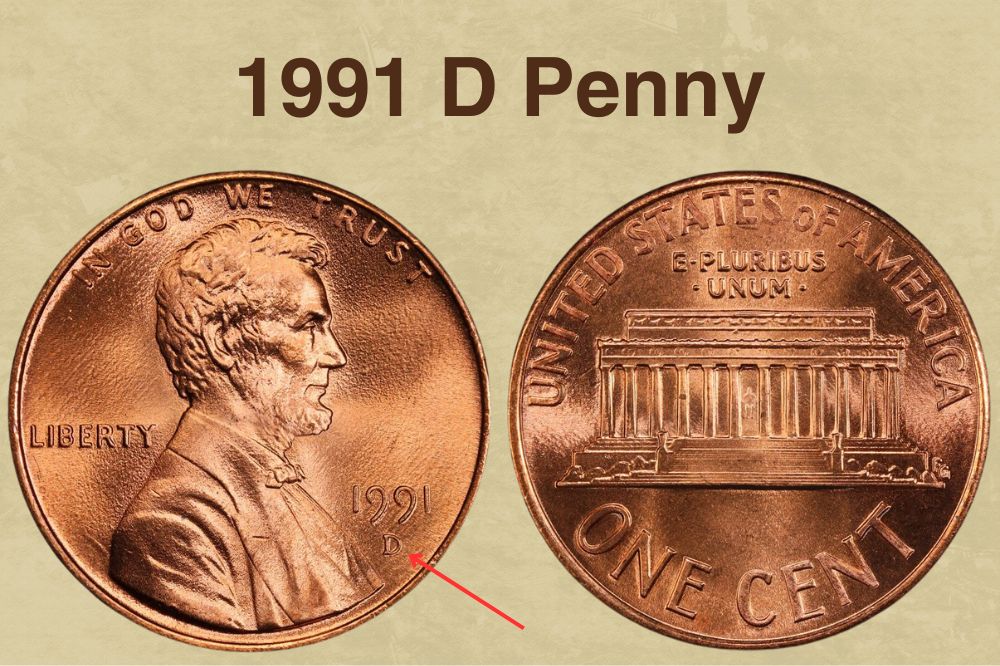 1991 D Penny Value